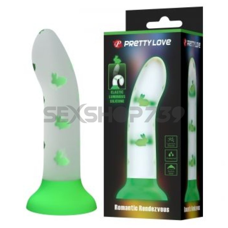 DILDO DE SILICONA LUMINOSO